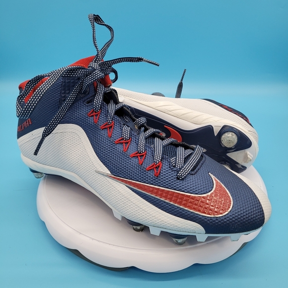 Nike Alpha Pro 2 3/4 TD Football Cleats Men Size 12.5 - 742766-413 - Picture 7 of 9